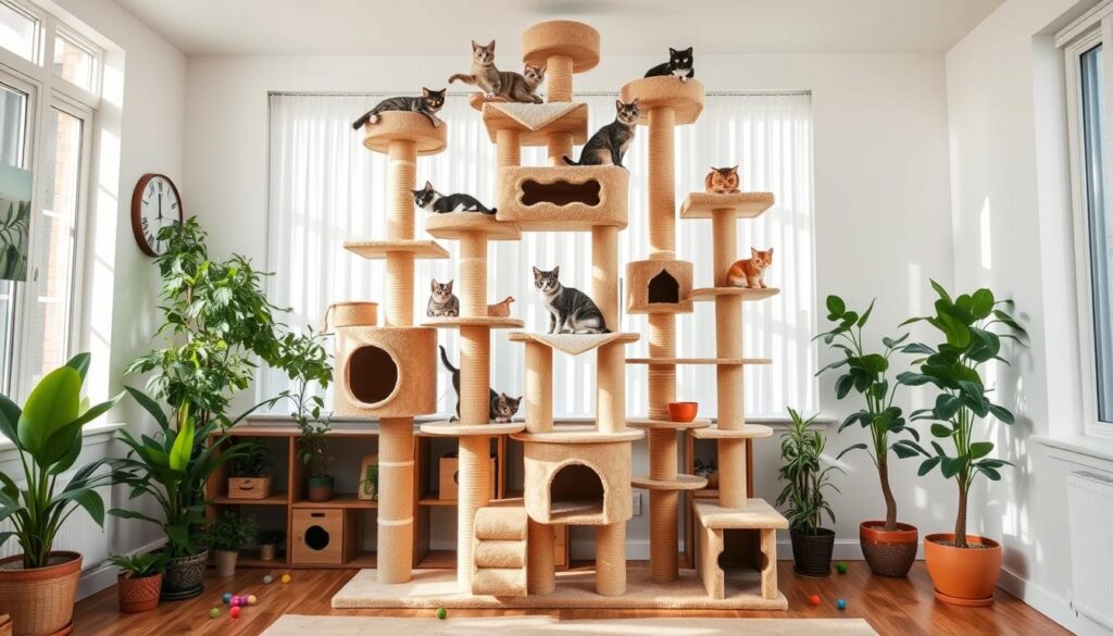 large cat tower