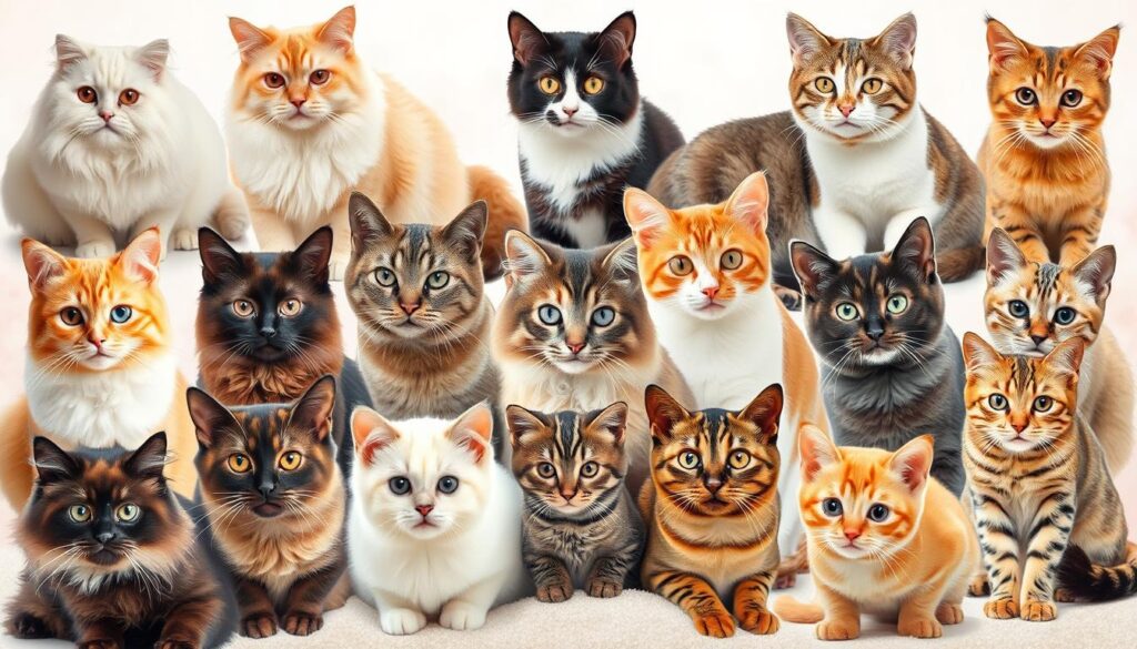 types of domestic cats